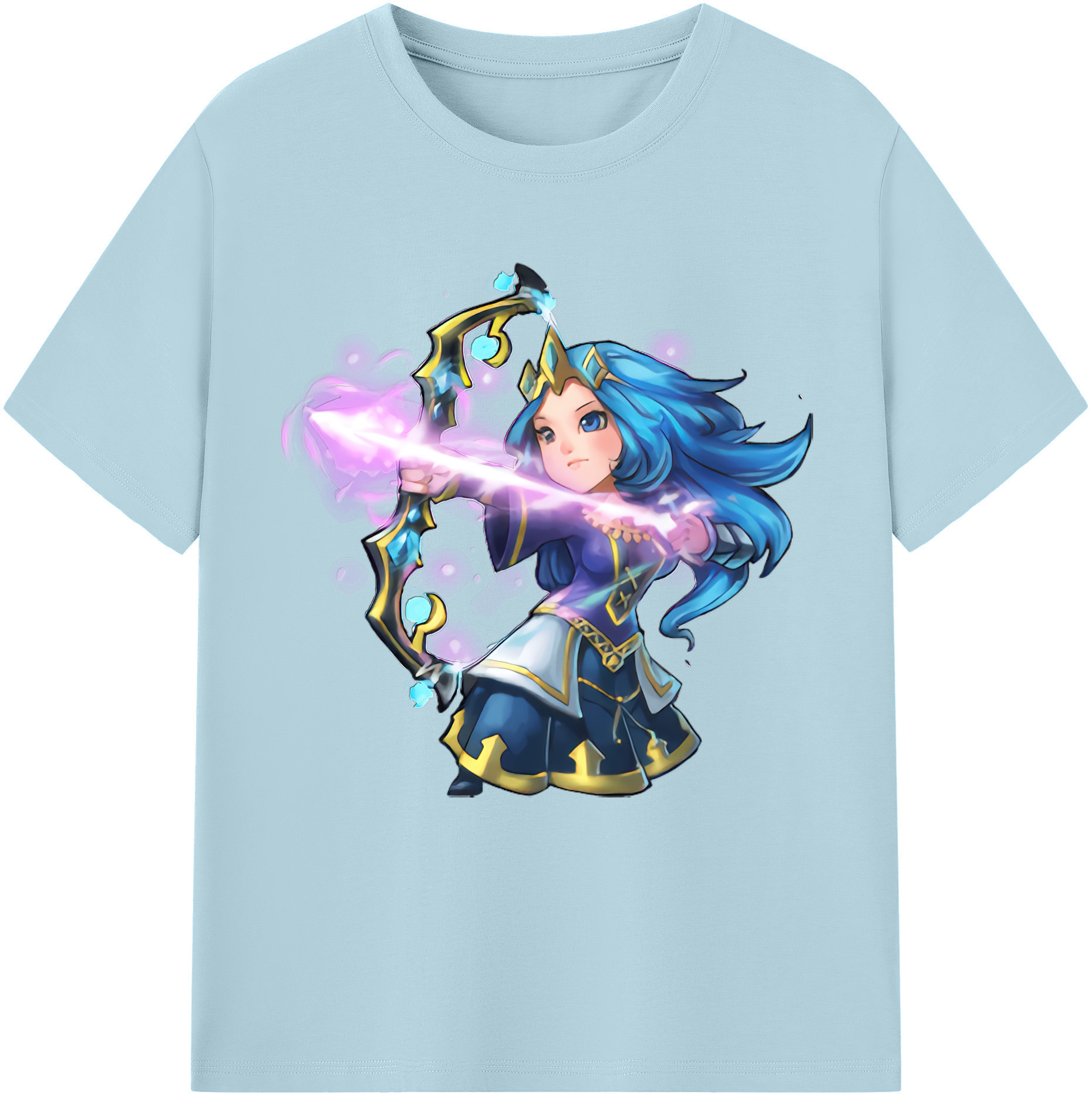 リーグ・オブ・レジェンド League of Legends LOL 綿100％半袖Tシャツ（フロントプリント）